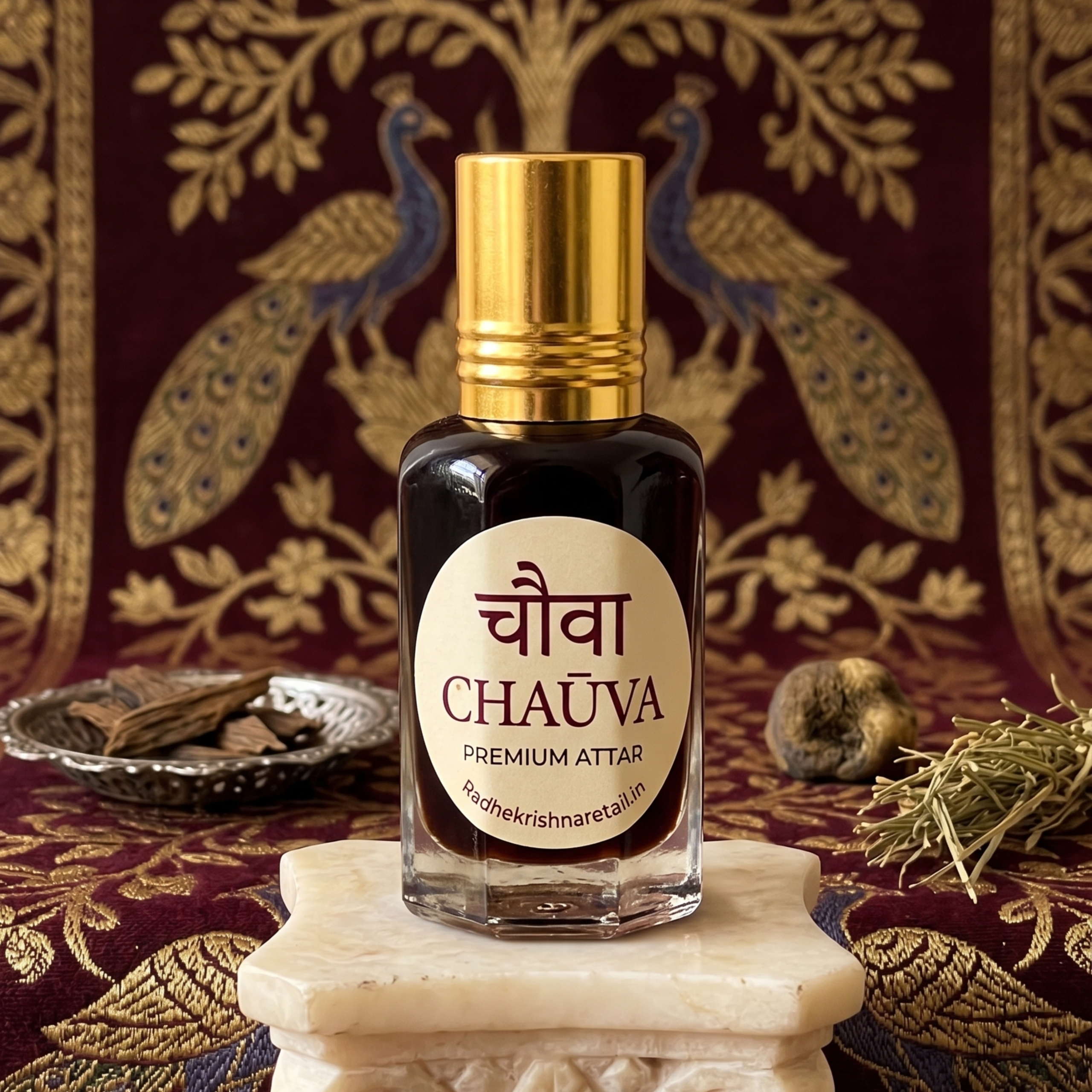 Chauva attar bottle for Pushtimargiya Thakorji seva