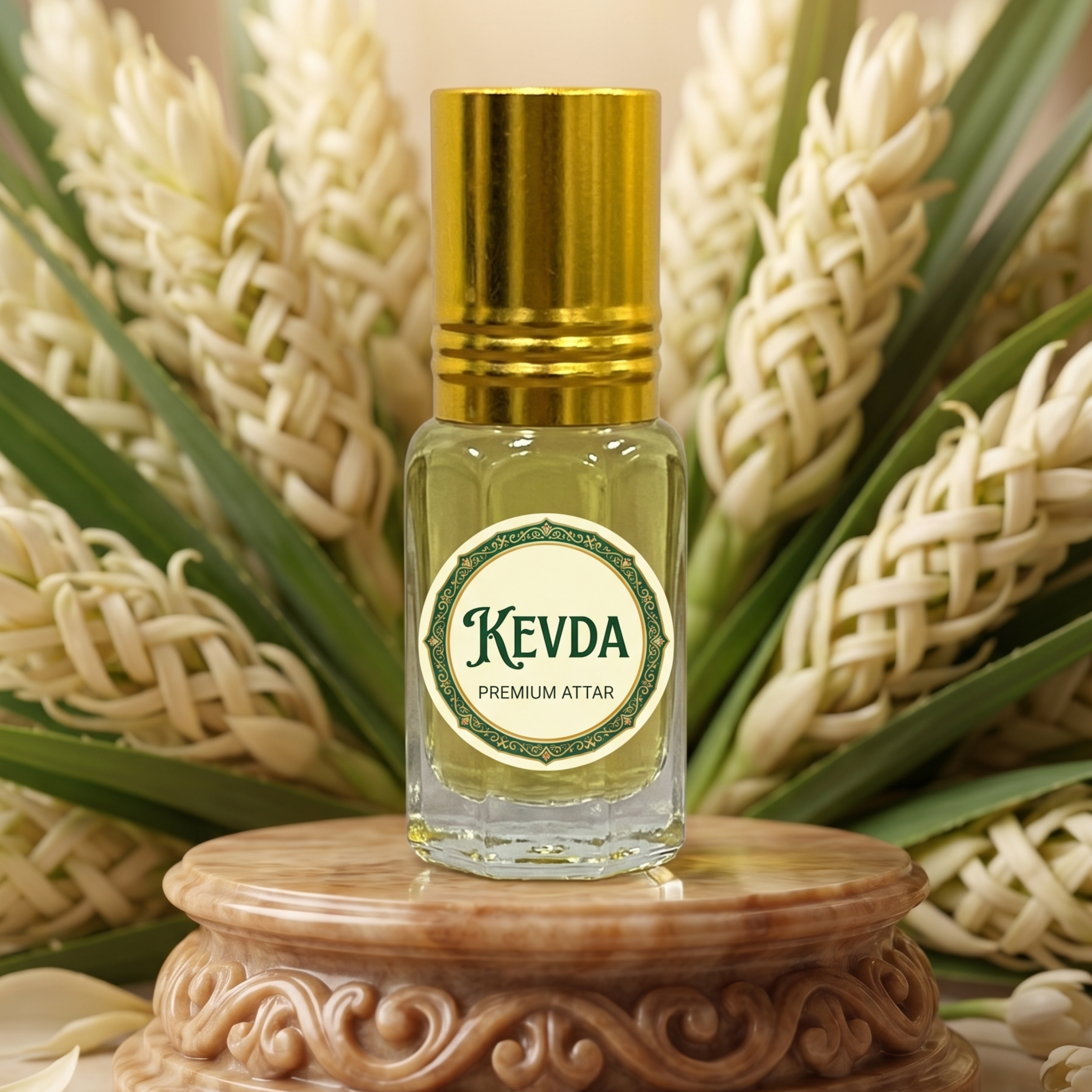 Single Kevda attar bottle for Thakorji seva and Pushtimarg shringar
