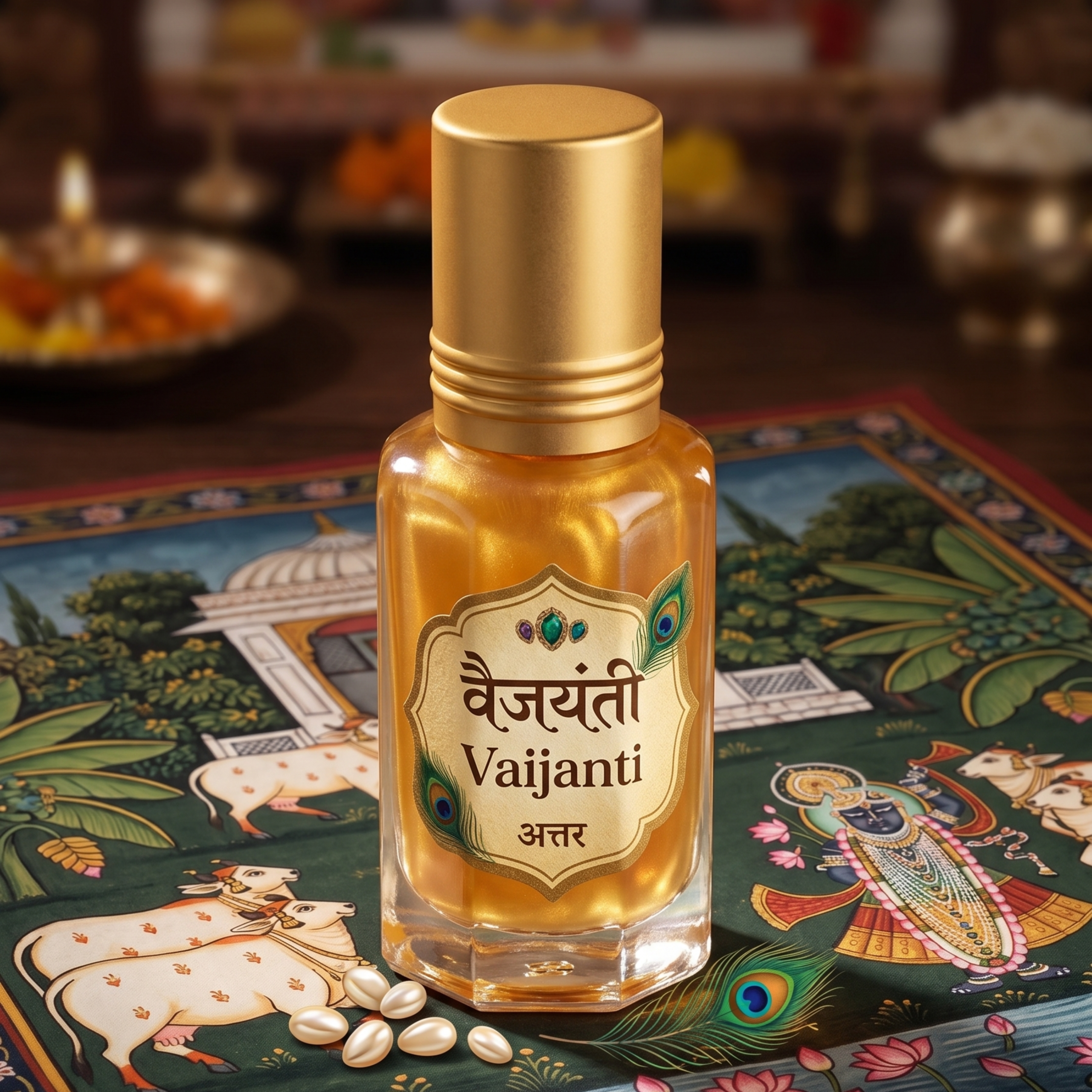 Vaijanti attar bottle for Thakorji seva by Radhakrishna Retail