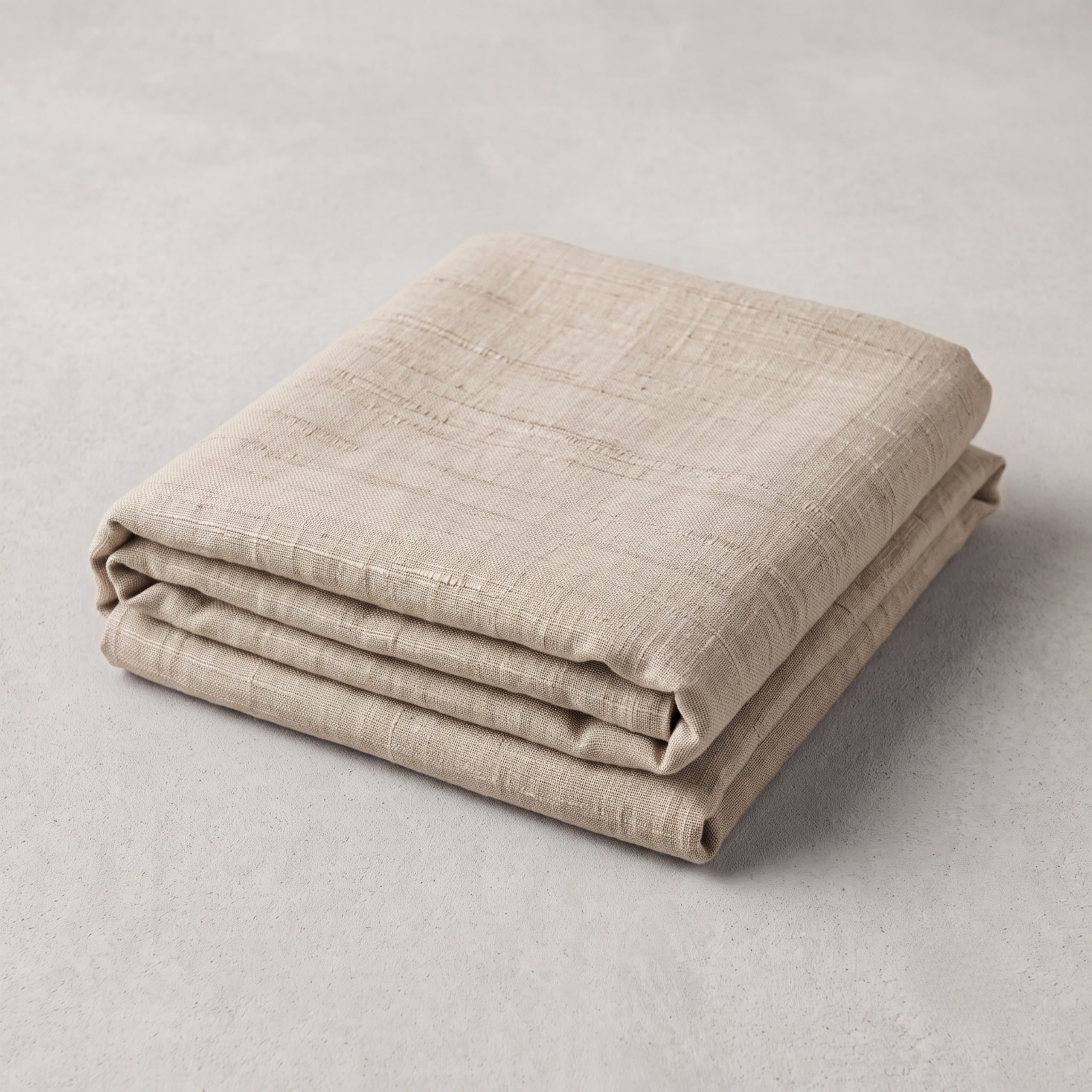 Neatly folded pure malmal kapda fabric for vastra & ushnakal seva