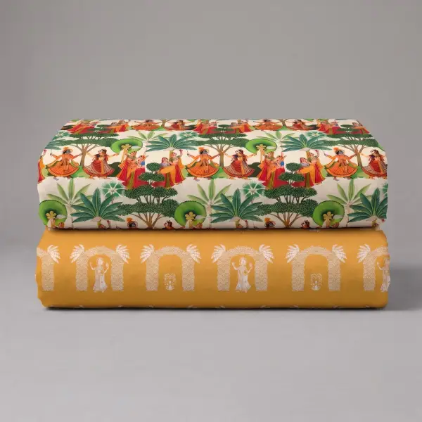 Devotional fabric for Pushtimarg Shringar and Thakorji Seva