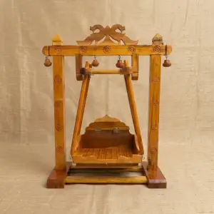 Traditional Jhula Hindola for Thakorji Seva
